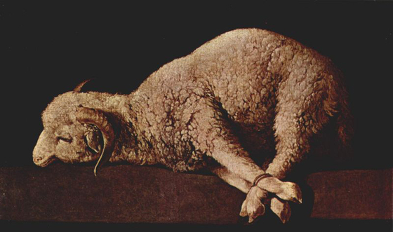 Passover lamb in Jerusalem. Jesus gave Himself to be the last passover lamb, to end this primitve pagan customs.
