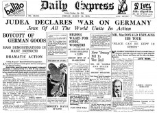 Judea Erklærer Krig Mot Tyskland (Klikk på bildet for stor størrelse).