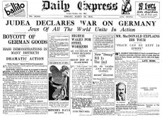 judaea-declares-war-on-germany Judea Erklærer Krig Mot Tyskland (Klikk på bildet for stor størrelse).