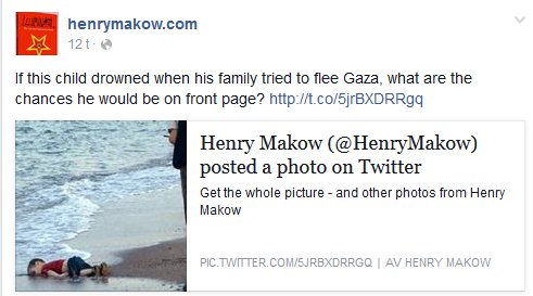 HVIS dette var et Palestinsk barn, ville det vært på alle forsider?