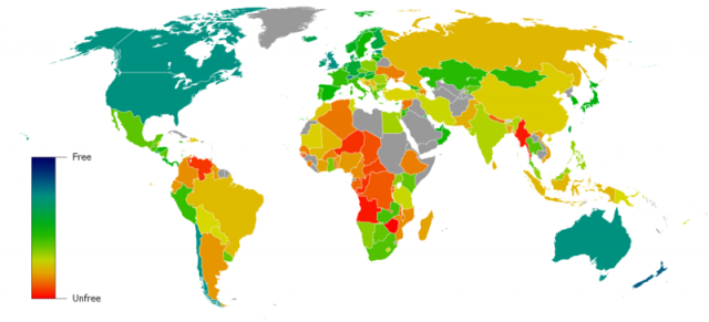 map.economic.fraser Verdens friheter