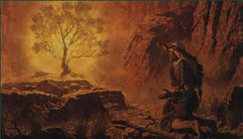 God is in the fire