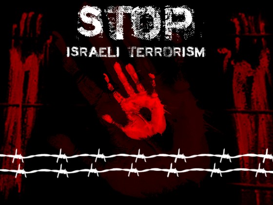 stop_israeli_terror Når en finger peker på andre, så peker fire tilbake til en selv.